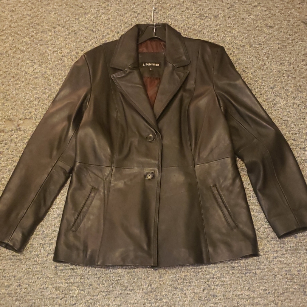Genuine leather coat